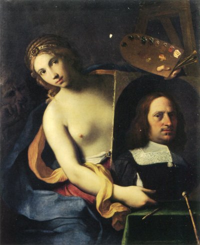 Allegory of Painting by Giovanni Domenico Cerrini
